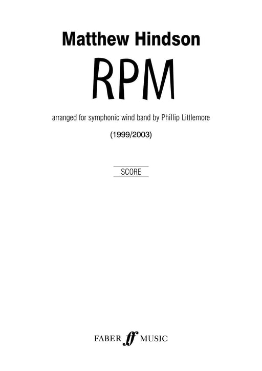 RPM 總譜 | 小雅音樂 Hsiaoya Music