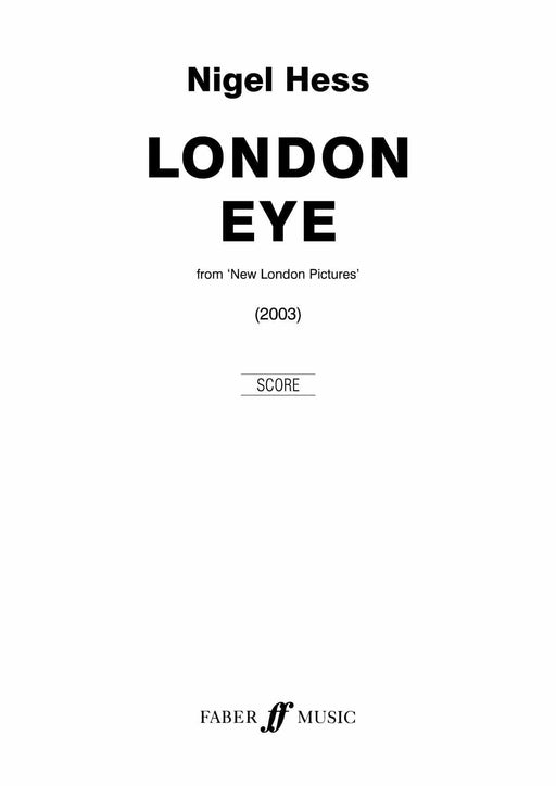 London Eye 總譜 | 小雅音樂 Hsiaoya Music
