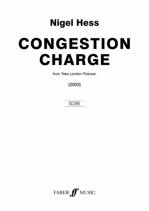 Congestion Charge 總譜 | 小雅音樂 Hsiaoya Music