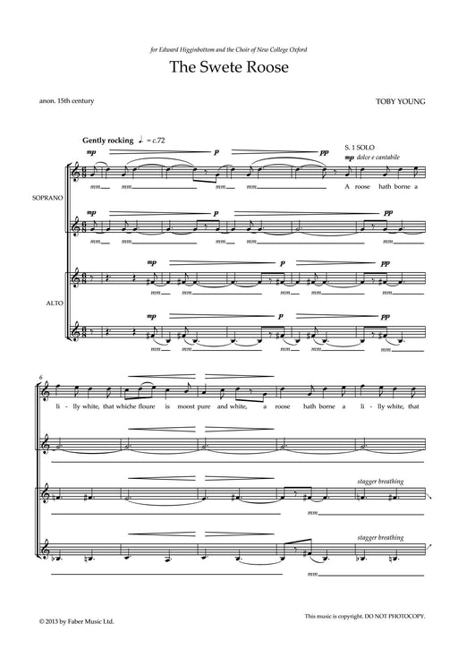 The Swete Roose | 小雅音樂 Hsiaoya Music