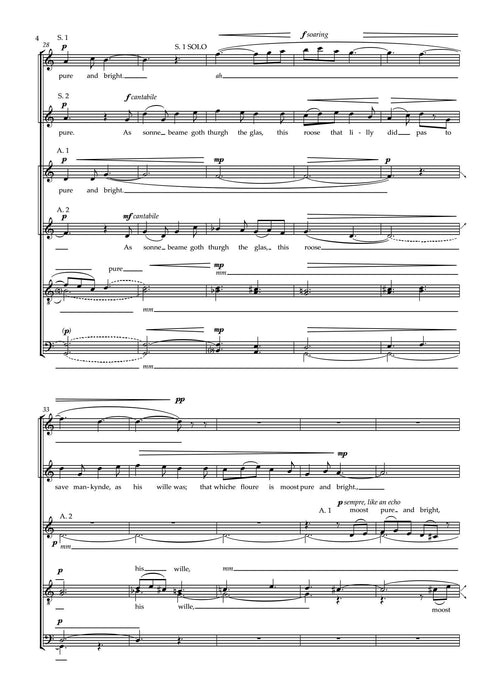 The Swete Roose | 小雅音樂 Hsiaoya Music