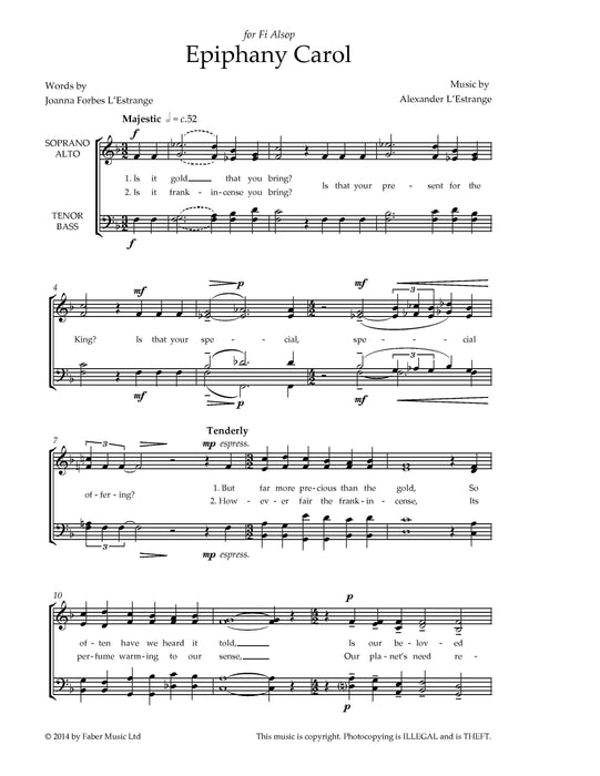 Epiphany Carol 耶誕頌歌 | 小雅音樂 Hsiaoya Music