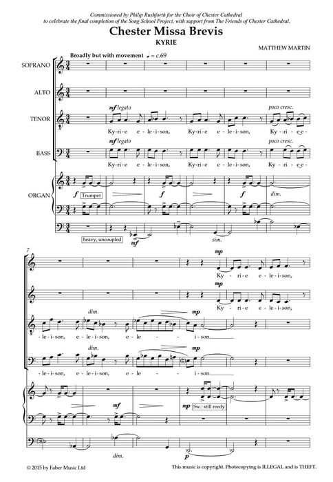 Chester Missa Brevis | 小雅音樂 Hsiaoya Music