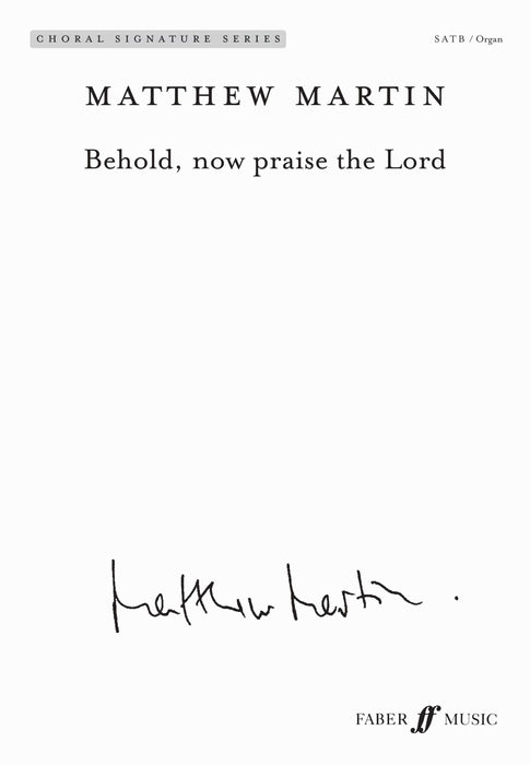 Behold, now praise the Lord | 小雅音樂 Hsiaoya Music