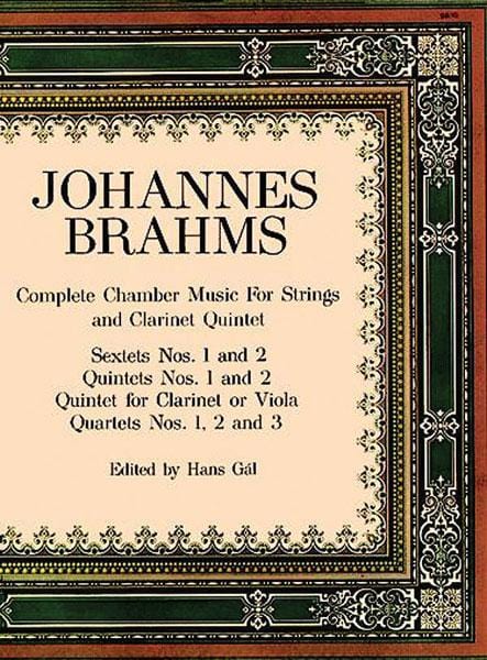 Chamber Music for Strings and Clarinet Quintet (Complete) Sextets No. 1 and 2, Quintets Nos. 1 and 2, Quintet for Clarinet or Viola, Quartets Nos. 1, 2 and 3 布拉姆斯 室內樂 弦樂 豎笛 五重奏 六重奏 五重奏 豎笛 中提琴 四重奏 | 小雅音樂 Hsiaoya Music