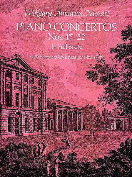 Piano Concertos, Nos 17-22 With Mozart's Cadenzas for Nos. 17-19 莫札特 鋼琴 協奏曲 裝飾樂段 總譜 | 小雅音樂 Hsiaoya Music