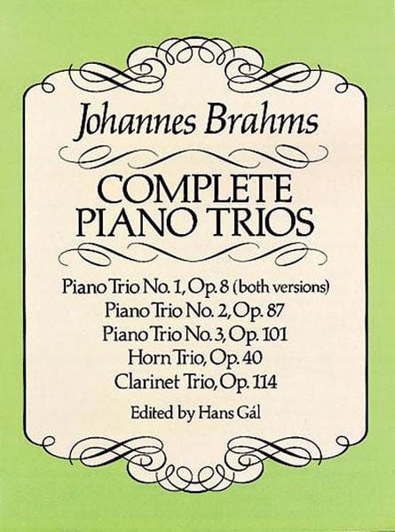 Complete Piano Trios 布拉姆斯 鋼琴 三重奏 | 小雅音樂 Hsiaoya Music