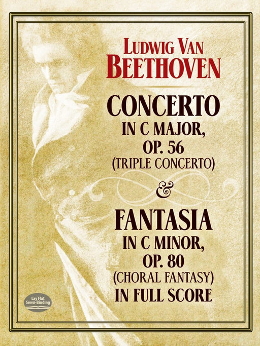 Concerto in C Major, Opus 56 ("Triple Concerto") and Fantasia in C Minor, Opus 80 ("Choral Fantasy") 貝多芬 協奏曲 作品 三重協奏曲 幻想曲 作品 合唱幻想曲 總譜 | 小雅音樂 Hsiaoya Music