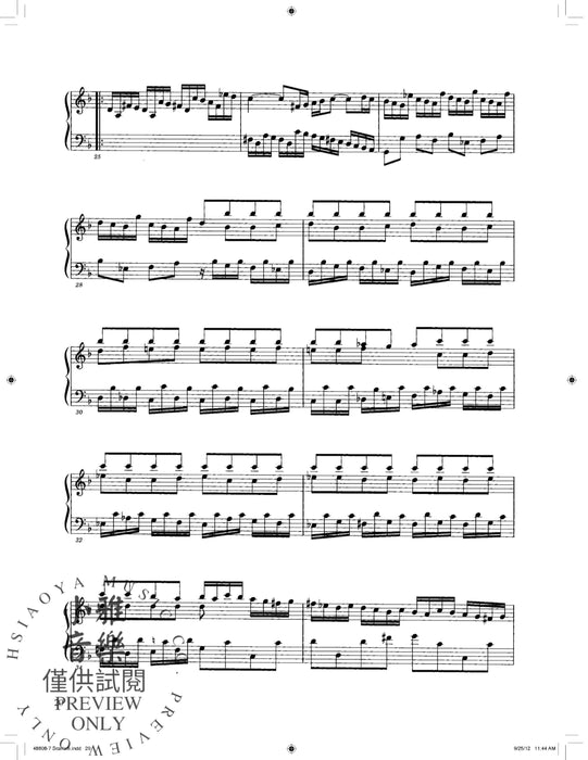 Domenico Scarlatti: Ninety Sonatas in Three Volumes, Volume I 奏鳴曲 | 小雅音樂 Hsiaoya Music