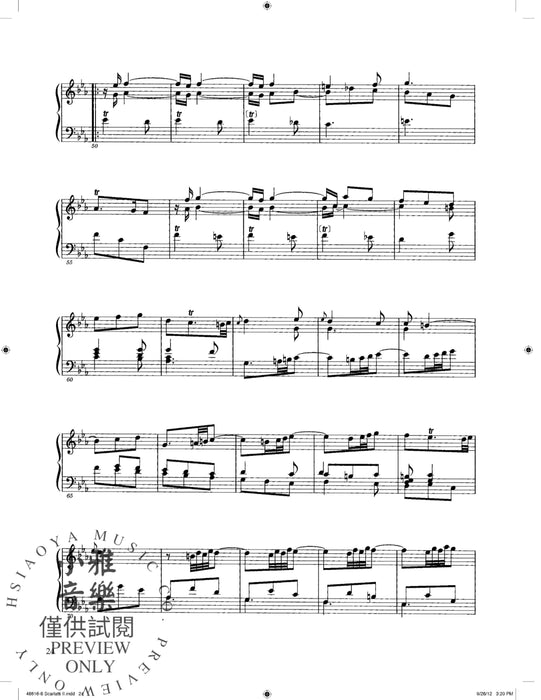 Domenico Scarlatti: Ninety Sonatas in Three Volumes, Volume II 奏鳴曲 | 小雅音樂 Hsiaoya Music