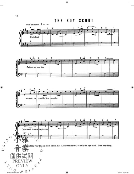 Leo Ornstein's Piano Sketch Books Progressive Pieces from Beginner to Intermediate 鋼琴 小品 | 小雅音樂 Hsiaoya Music