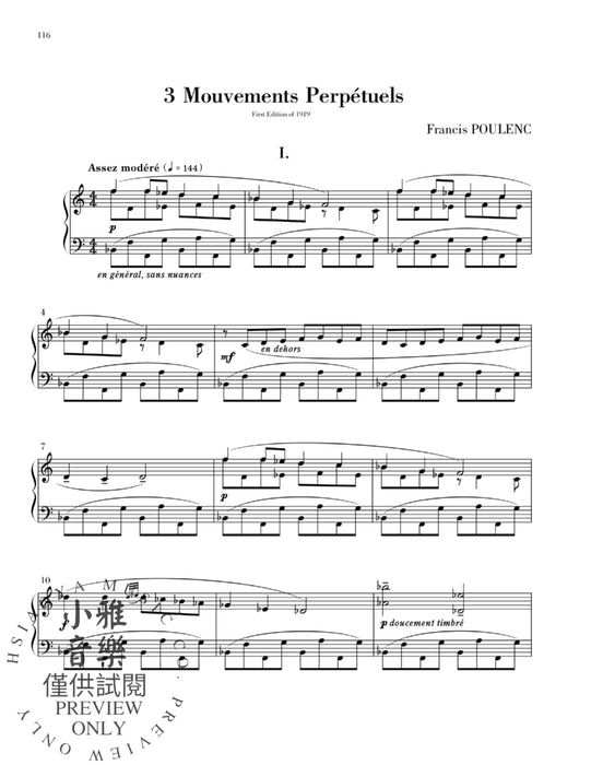 Caramel Mou and Other Great Piano Works of "Les Six" 鋼琴 | 小雅音樂 Hsiaoya Music