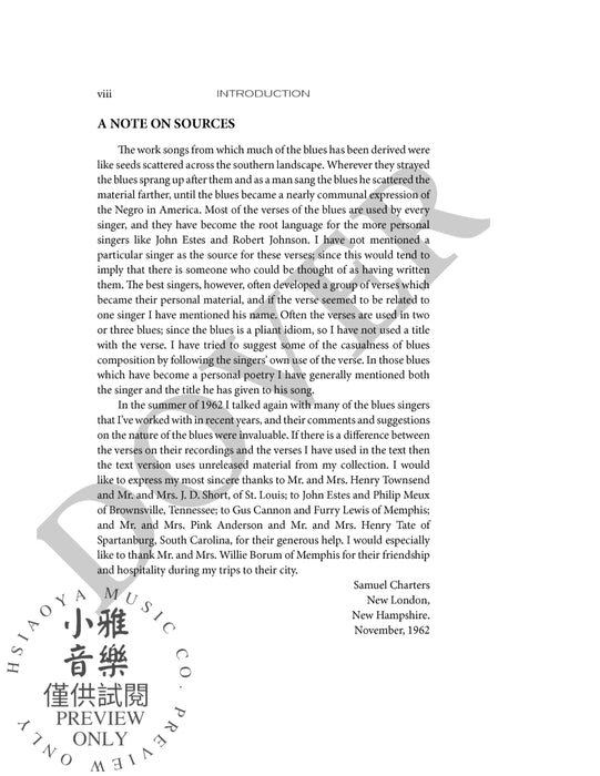 The Poetry of the Blues 藍調 | 小雅音樂 Hsiaoya Music