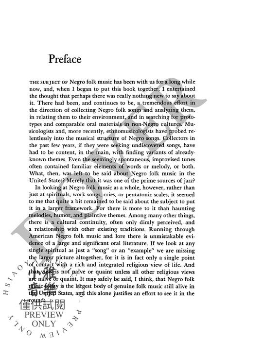 Negro Folk Music U.S.A. 民謠 | 小雅音樂 Hsiaoya Music