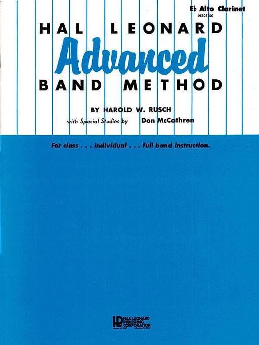 Hal Leonard Advanced Band Method E-flat Alto Clarinet 中音單簧管 | 小雅音樂 Hsiaoya Music