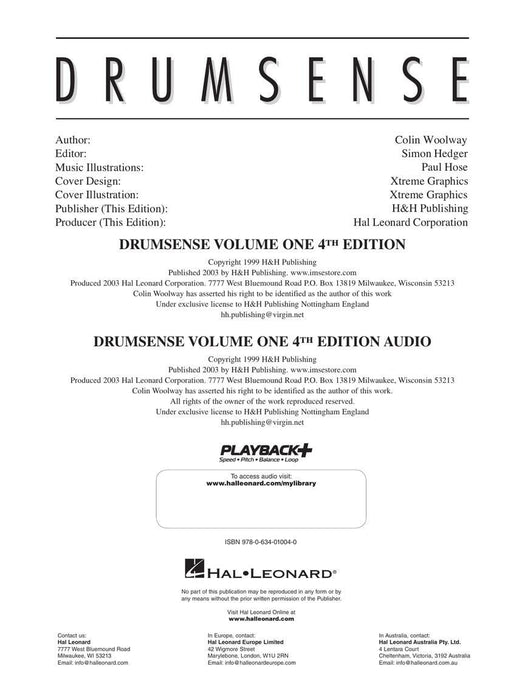 Drumsense Volume 1 The First Steps Towards Co-Ordination, Style & Technique 風格 | 小雅音樂 Hsiaoya Music