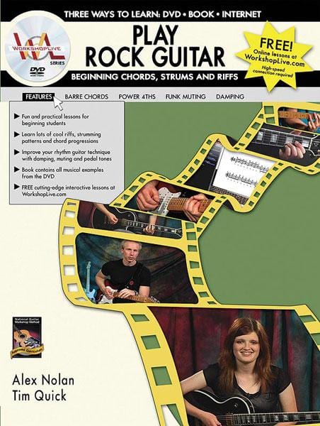 Play Rock Guitar: Beginning Chords, Strums, and Riffs Three Ways to Learn: DVD * Book * Internet 吉他 | 小雅音樂 Hsiaoya Music