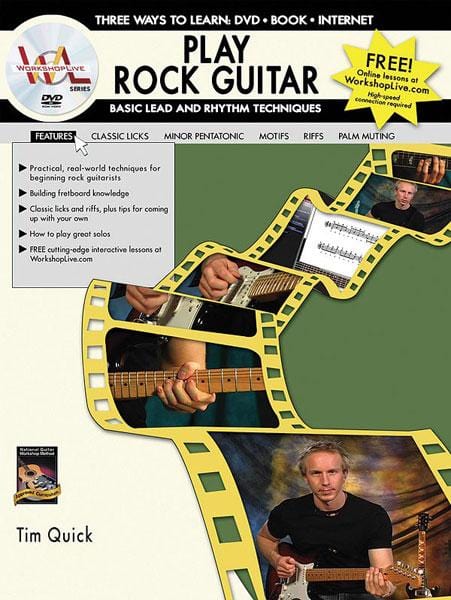 Play Rock Guitar: Basic Lead and Rhythm Techniques Three Ways to Learn: DVD * Book * Internet 吉他 節奏 | 小雅音樂 Hsiaoya Music
