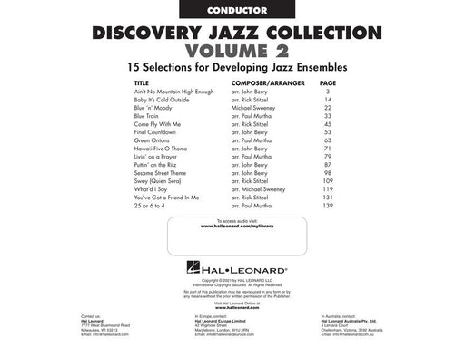 Discovery Jazz Collection - Conductor Volume 2 爵士音樂 指揮 | 小雅音樂 Hsiaoya Music