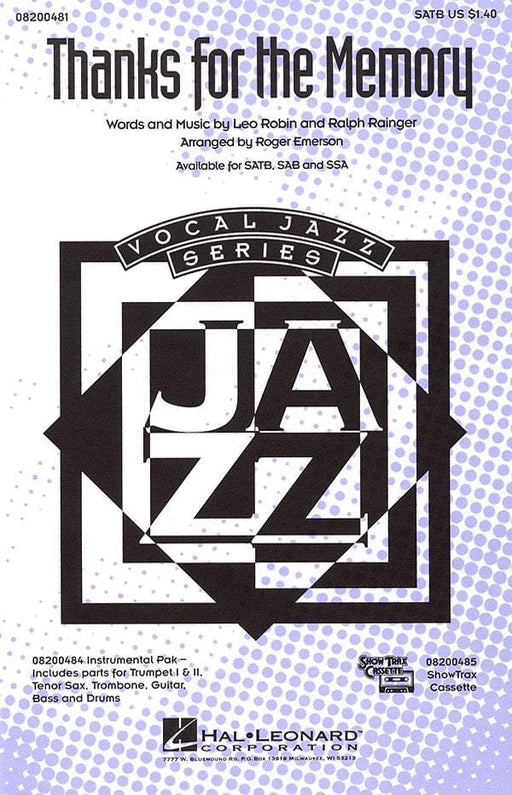 Thanks for the Memory | 小雅音樂 Hsiaoya Music