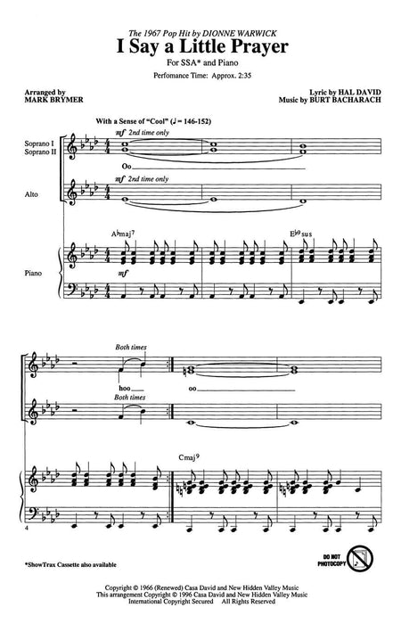 I Say a Little Prayer | 小雅音樂 Hsiaoya Music