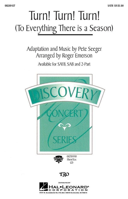 Turn! Turn! Turn! (To Everything There Is a Season) SATB | 小雅音樂 Hsiaoya Music