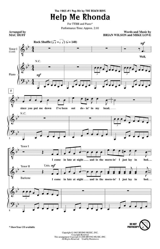 Help Me Rhonda | 小雅音樂 Hsiaoya Music