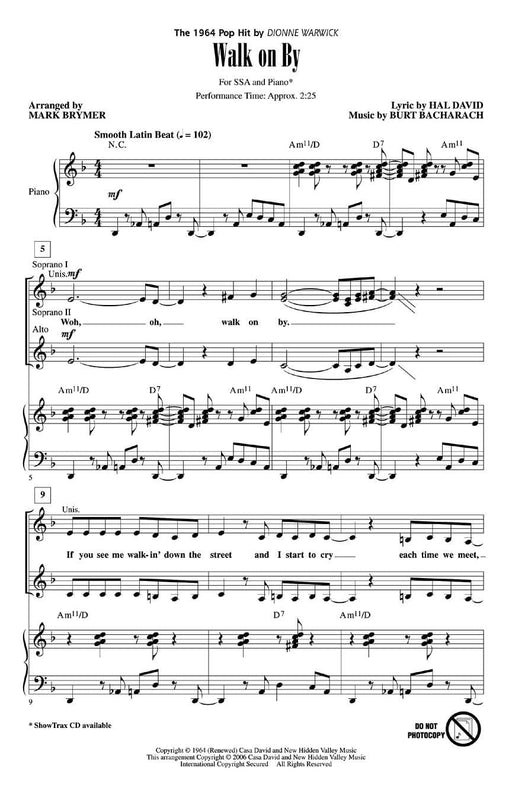 Walk on By | 小雅音樂 Hsiaoya Music