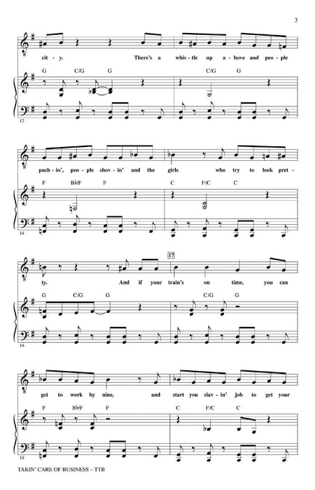 Takin' Care of Business | 小雅音樂 Hsiaoya Music