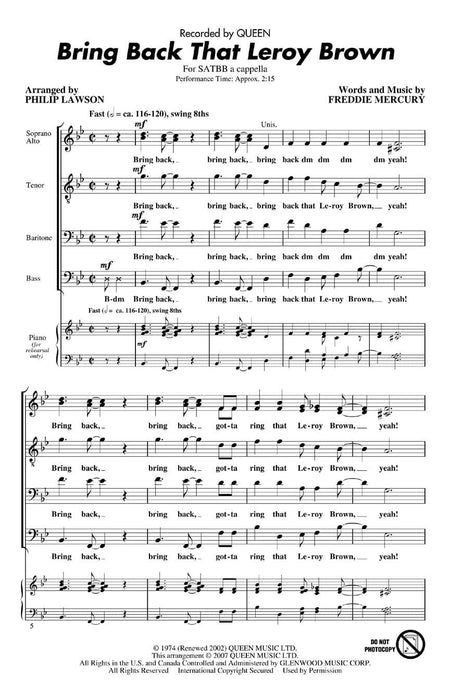 Bring Back That Leroy Brown | 小雅音樂 Hsiaoya Music