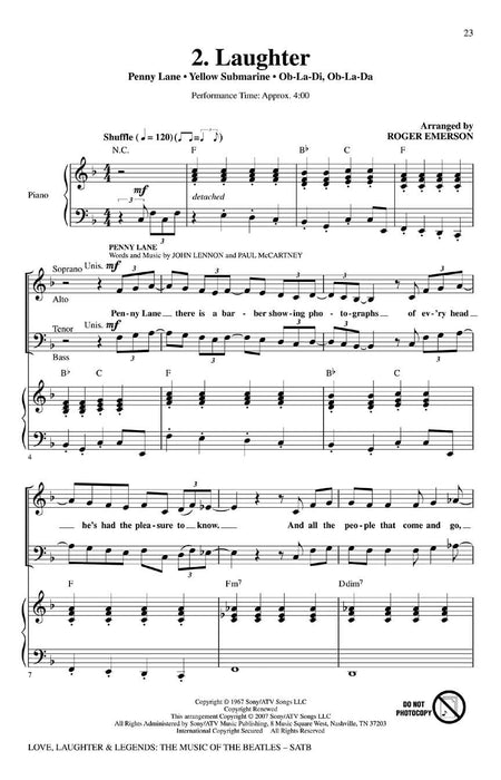 Love, Laughter & Legends The Music of the Beatles 傳奇曲 披頭四 | 小雅音樂 Hsiaoya Music