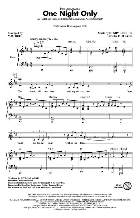 One Night Only (from Dreamgirls) | 小雅音樂 Hsiaoya Music