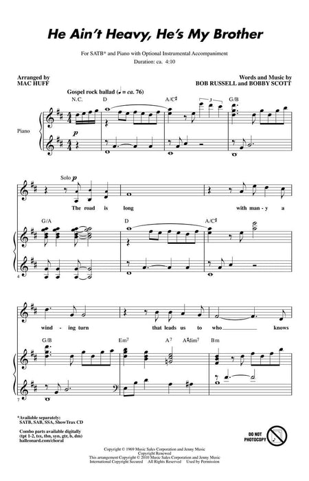 He Ain't Heavy, He's My Brother | 小雅音樂 Hsiaoya Music