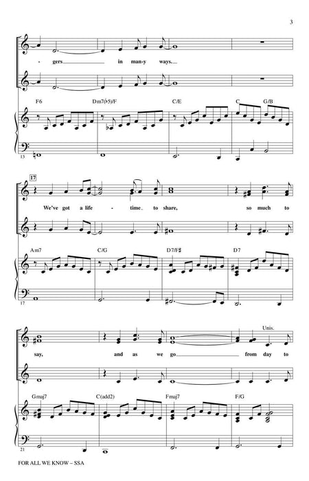 For All We Know | 小雅音樂 Hsiaoya Music