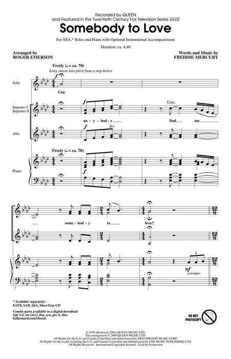 Somebody to Love from Glee | 小雅音樂 Hsiaoya Music