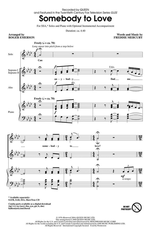 Somebody to Love from Glee | 小雅音樂 Hsiaoya Music