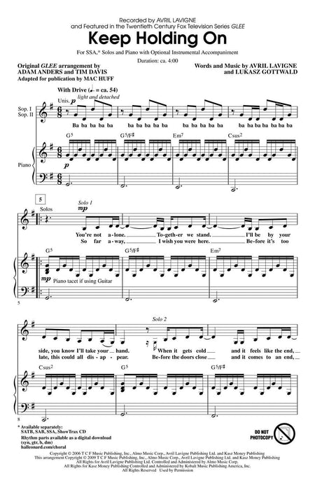 Keep Holding On from Glee | 小雅音樂 Hsiaoya Music