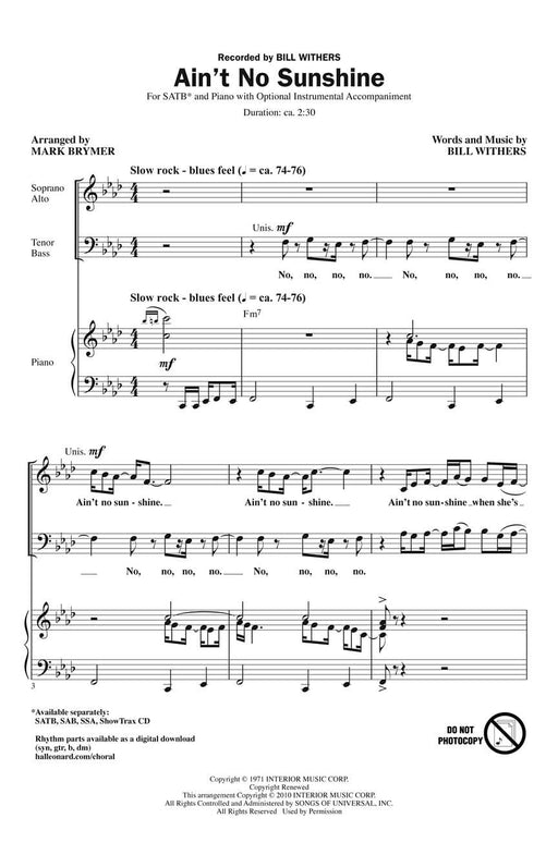 Ain't No Sunshine | 小雅音樂 Hsiaoya Music