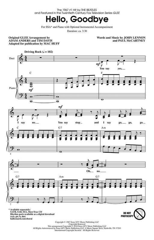 Hello, Goodbye (featured in Glee) | 小雅音樂 Hsiaoya Music