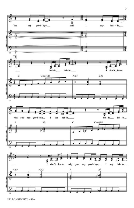 Hello, Goodbye (featured in Glee) | 小雅音樂 Hsiaoya Music