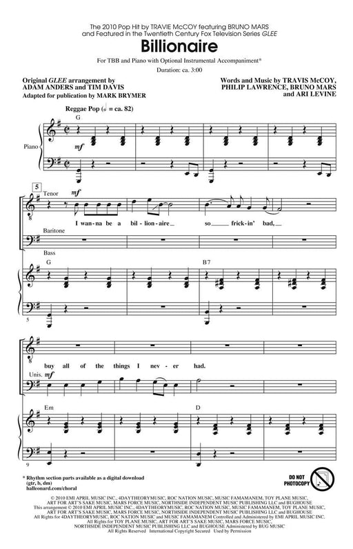 Billionaire (featured in Glee) | 小雅音樂 Hsiaoya Music