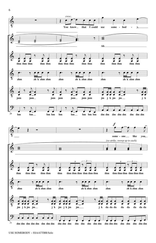 Use Somebody (from NBC's The Sing-Off) | 小雅音樂 Hsiaoya Music