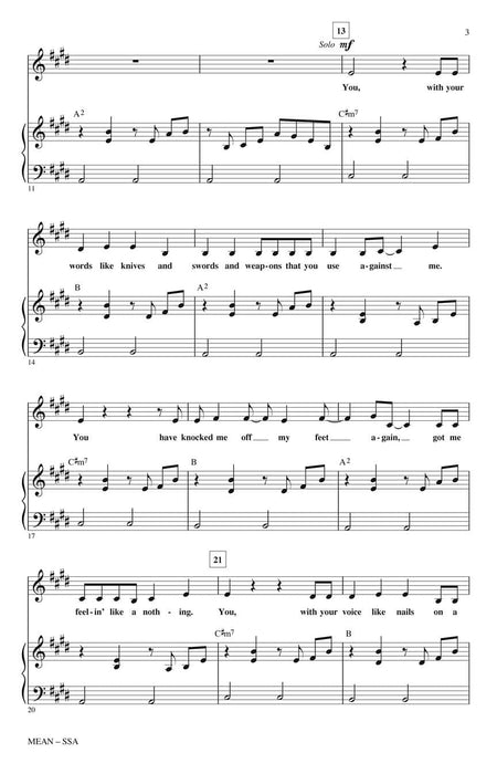 Mean | 小雅音樂 Hsiaoya Music