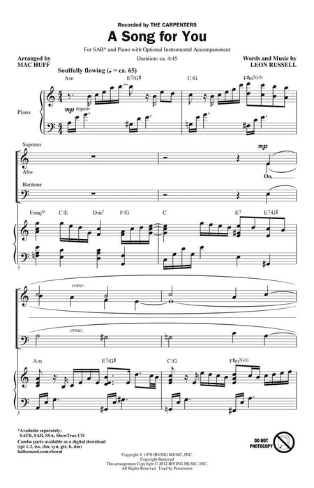 A Song for You | 小雅音樂 Hsiaoya Music