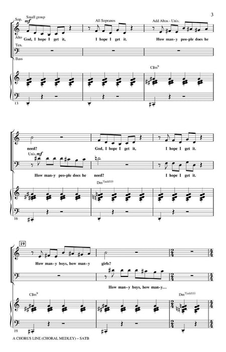 A Chorus Line (Choral Medley) 合唱 合唱 組合曲 | 小雅音樂 Hsiaoya Music