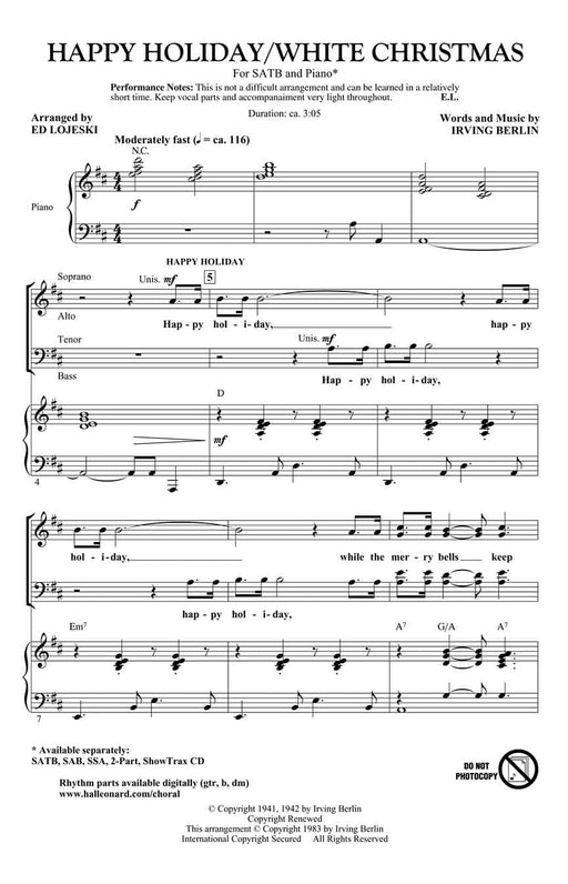 Happy Holiday/White Christmas | 小雅音樂 Hsiaoya Music