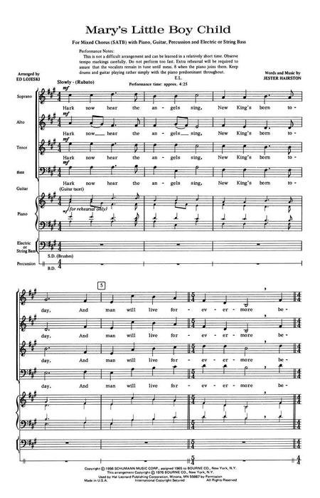 Mary's Little Boy Child | 小雅音樂 Hsiaoya Music