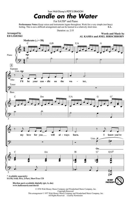 Candle on the Water (from Pete's Dragon) | 小雅音樂 Hsiaoya Music