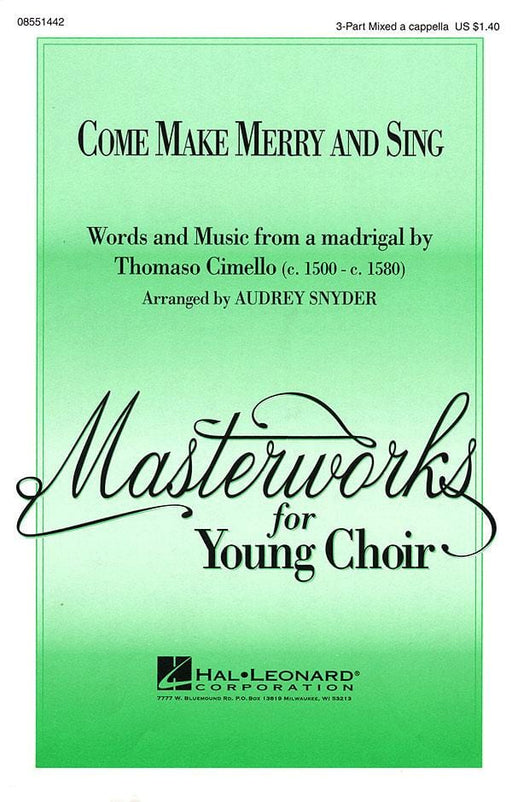 Come Make Merry and Sing | 小雅音樂 Hsiaoya Music