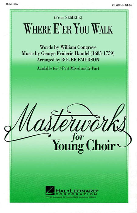 Where E'er You Walk (from Semele) 2-Part and Piano 韓德爾 鋼琴 | 小雅音樂 Hsiaoya Music